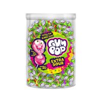 Lollipop mit extra saurem Geschmack mit Kaugummi 100 x 15g