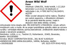 Osviežovač vzduchu Areon Wild - vôňa Wolf (1)