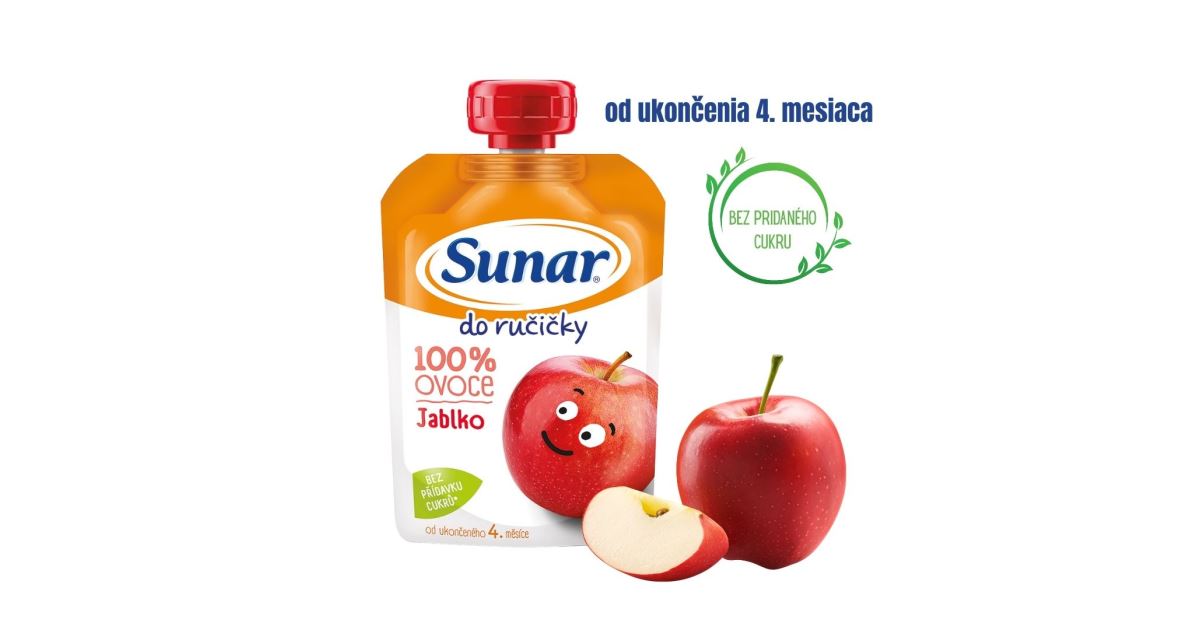 Sunar Sunar Do ručičky - jablko 100g | Lusja