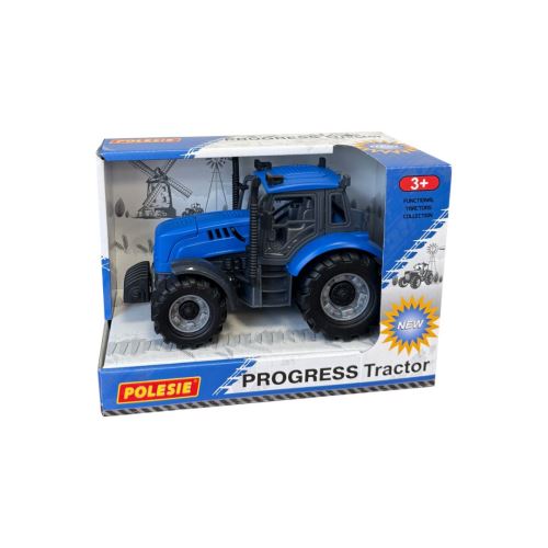 Fortschritt Traktor auf Schwungrad blau