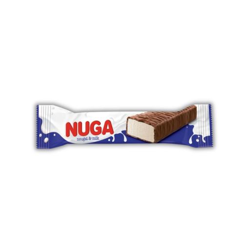 NUGA Riegel mit Nougatfüllung in Kakaoüberzug 28g