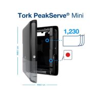 Tork PeakServe Mini Papierhandtuchspender H5 schwarz (1)