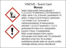 Lufterfrischer VINOVE Scented Card – Duft „Monza“ (4)