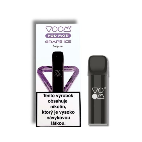 Refill for electronic cigarette VOOM POD MOD 1x1000 - Grape Ice 2ml (20mg)