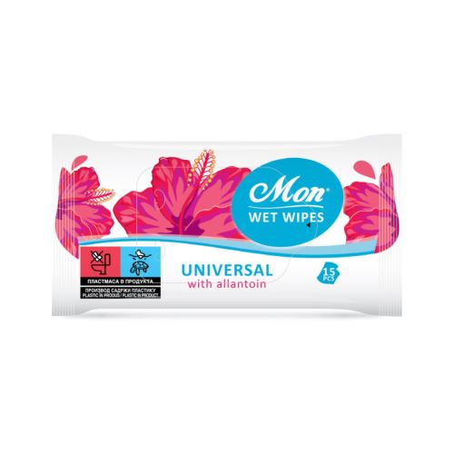Mon Universal Feuchttücher mit Allantoin - 15 Stück