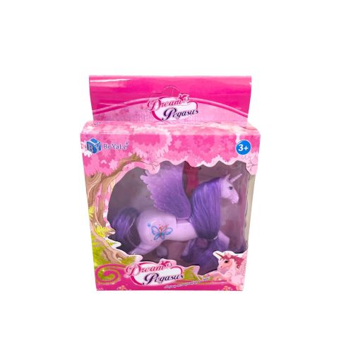 Pegasus Einhorn mit Zubehör lila