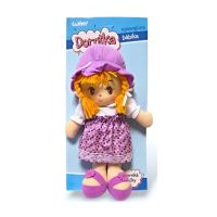 Spievajúca látková bábika DOROTKA 40cm - fialová (1)
