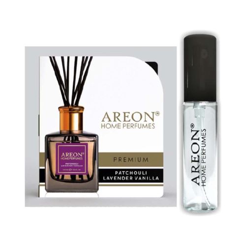 Tester for aroma diffuser Areon Sticks - fragrance Patchouli-Lavender-Vanilla, 3 ml