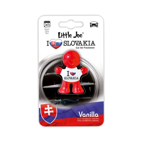 Lufterfrischer Little Joe 3D – I love Slovakia, Duftnote Vanille