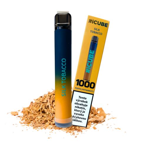 Elektronická cigareta #iCUBE 1000 - Silk Tobacco 20mg (2)