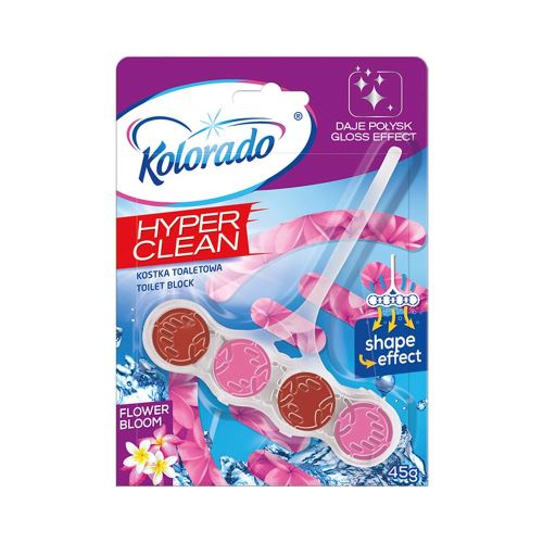 Toilet block Colorado Hyper Clean, scent Flower Bloom 45g