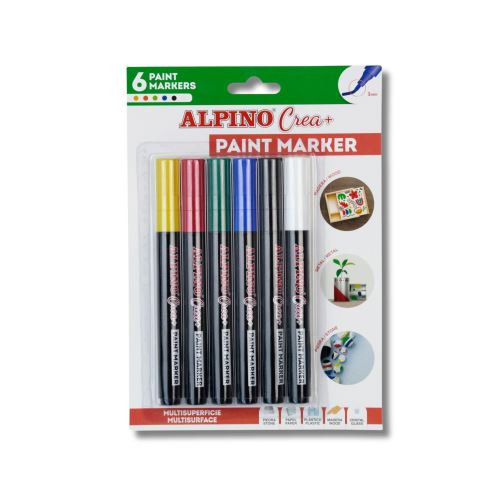 ALPINO Paint Marker 6 Stück