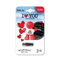 Little Joe 3D Air Freshener - I Love You, Vanilla Scent