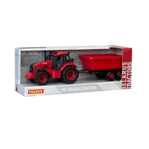 Traktor Belarus s vlečkou