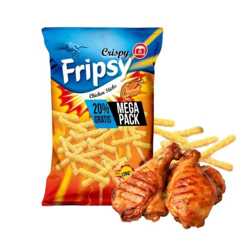 Fripsy knusprige Pommes frites - Gebackenes Hähnchen 120g