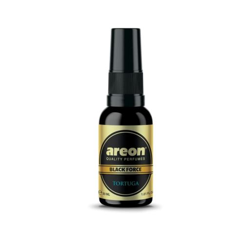 Osviežovač vzduchu Areon Black Force Spray 30 ml - vôňa Tortuga