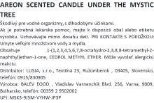 Areon Duftkerze, Duft Under The Mystic Tree, 120g