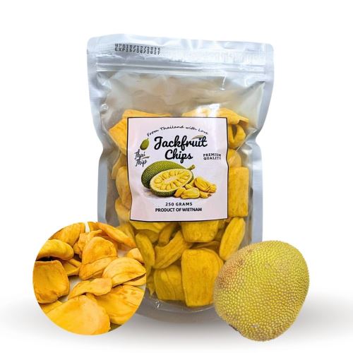 Jackfrucht-Chips getrocknet, frittiert 250 g - Thai Thip