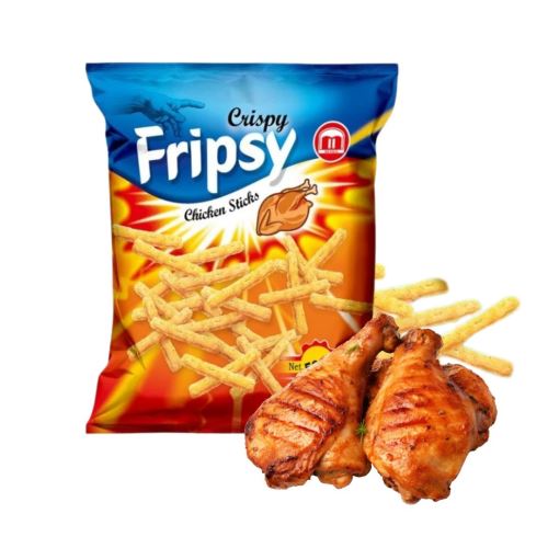 Fripsy knusprige Pommes frites - Gebackenes Hähnchen 50g