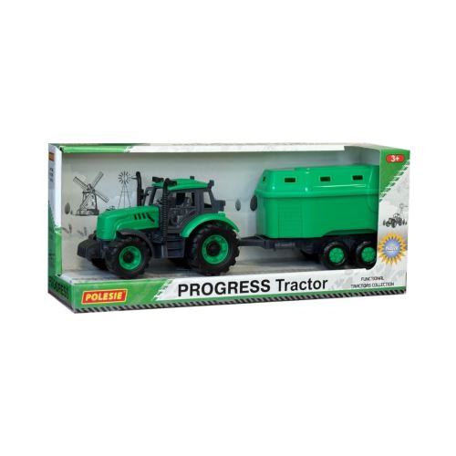 Tractor Progress for animal transport