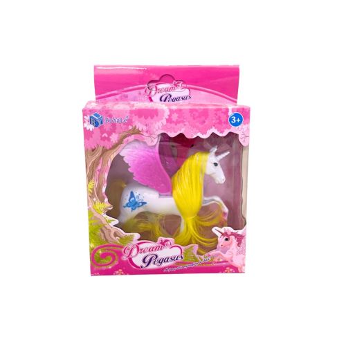 Pegasus Einhorn mit Zubehör weiß