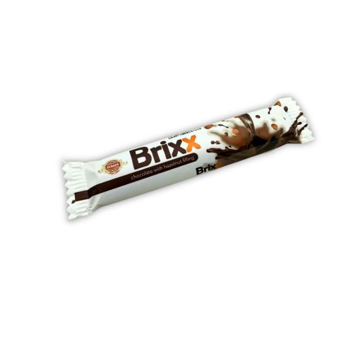 Brixx Milchschokoladenriegel mit Haselnussfüllung 45% 22g (1)