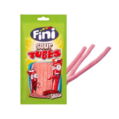 FINI TUBES SOUR Erdbeere/ sauer 75g
