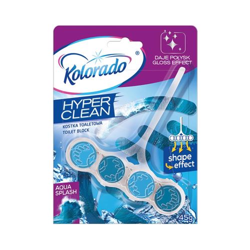 Toilet block Colorado Hyper Clean, Aqua Splash 45g