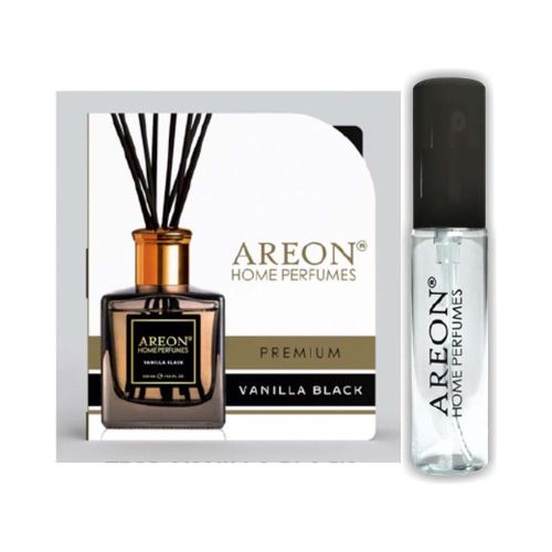 Tester für Aroma Diffusor Areon Sticks - Duft Vanille Schwarz, 3 ml