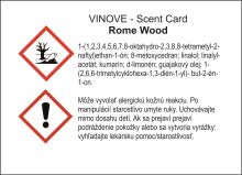 Lufterfrischer VINOVE Scented Card – Duft „Rome“ (2)