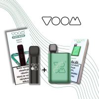Elektronická cigareta VOOM POD MOD 800 - Mint 20mg +náplň Mint 1000