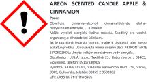 Duftkerze Areon - Duft Apfel & Zimt, 120g