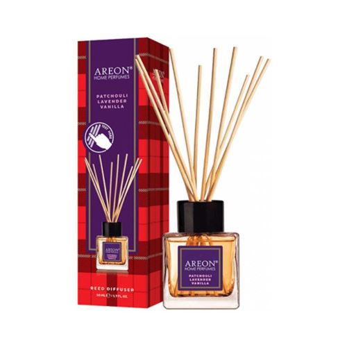 Aroma Diffusor Areon Home Parfümstäbchen 50 ml, Duft Patchouli-Lavendel-Vanille