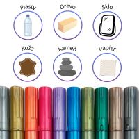ALPINO Color Experience METALLIC MARKER 10 ks (1)