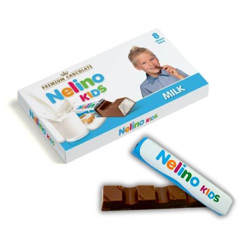 Nelino kids mliečna čokoláda s mliečnou náplňou 100g