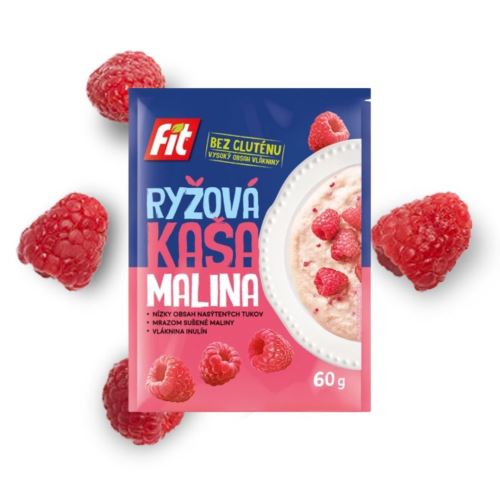 Fit - Rice porridge Raspberry 60g