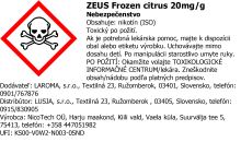 ZEUS Gefrorene Zitrusfrüchte 20mg Nikotin-Beutel (4)