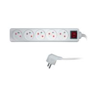 5 Zasuvka s Vyp. 5m Predlžovací prívod 3x1mm