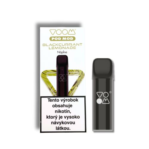 Refill for electronic cigarette VOOM POD MOD 1x1000 - Blackcurrant Lemon 2ml (20mg)