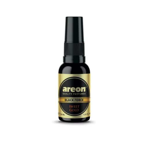 Areon Black Force Spray Lufterfrischer 30 ml – Duftnote „Sweet Gold“