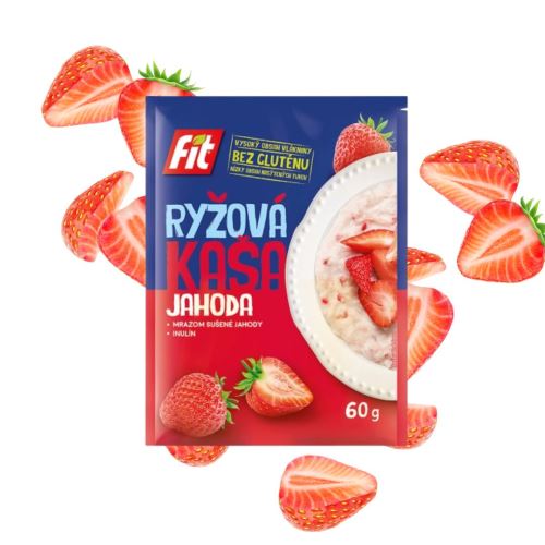 Fit - Rice porridge Strawberry 60g