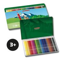 ALPINO Metallbox mit 36 Buntstiften (1)