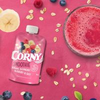 CORNY Smoothie - Banane, Himbeeren, Heidelbeeren, Haferflocken 120g (2)