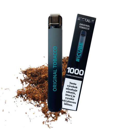 Elektronische Zigarette #iCUBE 1000 - Original Tobacco 20mg