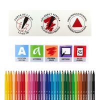 ALPINO Color Experience fixky trojuholníkové 36 ks (1)