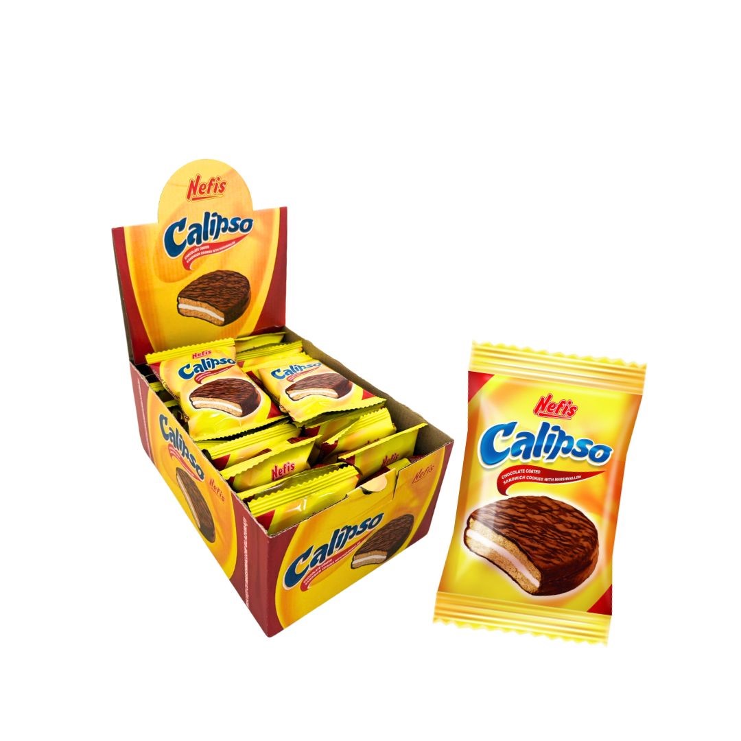 Calipso sušienka s kakaovou polevou s príchuťou marshmallow 24x20g | Lusja
