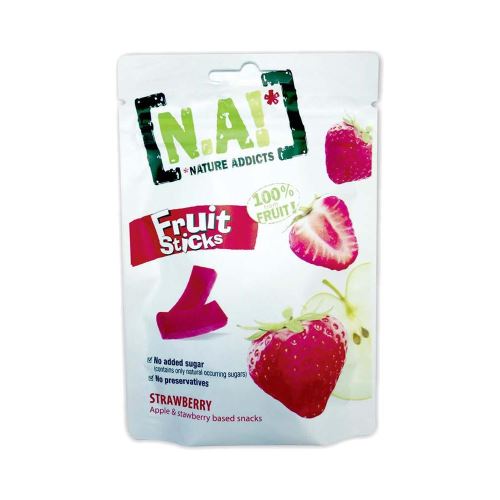 N.A! Fruit bars apple/strawberry 35g