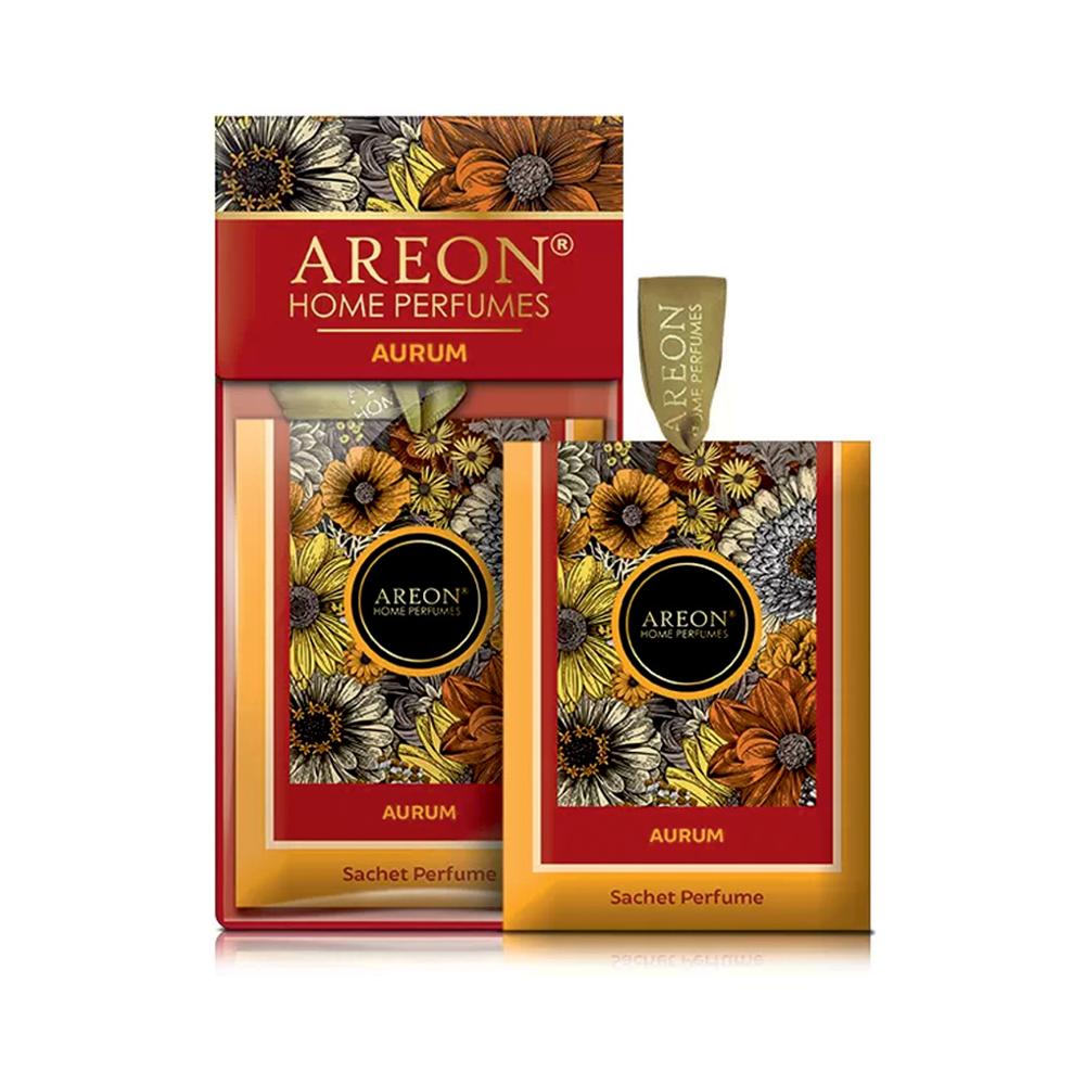 Osviežovač vzduchu vhodný do šatníkov Areon Sachet, vôňa Premium Aurum