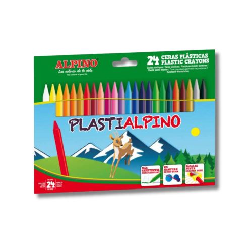 ALPINO Wachsmalkreiden 24 Stück
