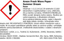 Areon Fresh Wave Papier Lufterfrischer - Duft Summer Dream (1)